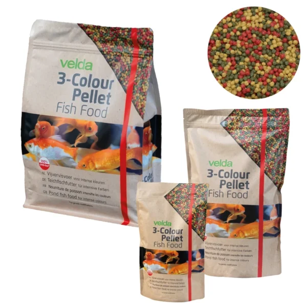 Fischfutter - 3-Colour Pellet Food
