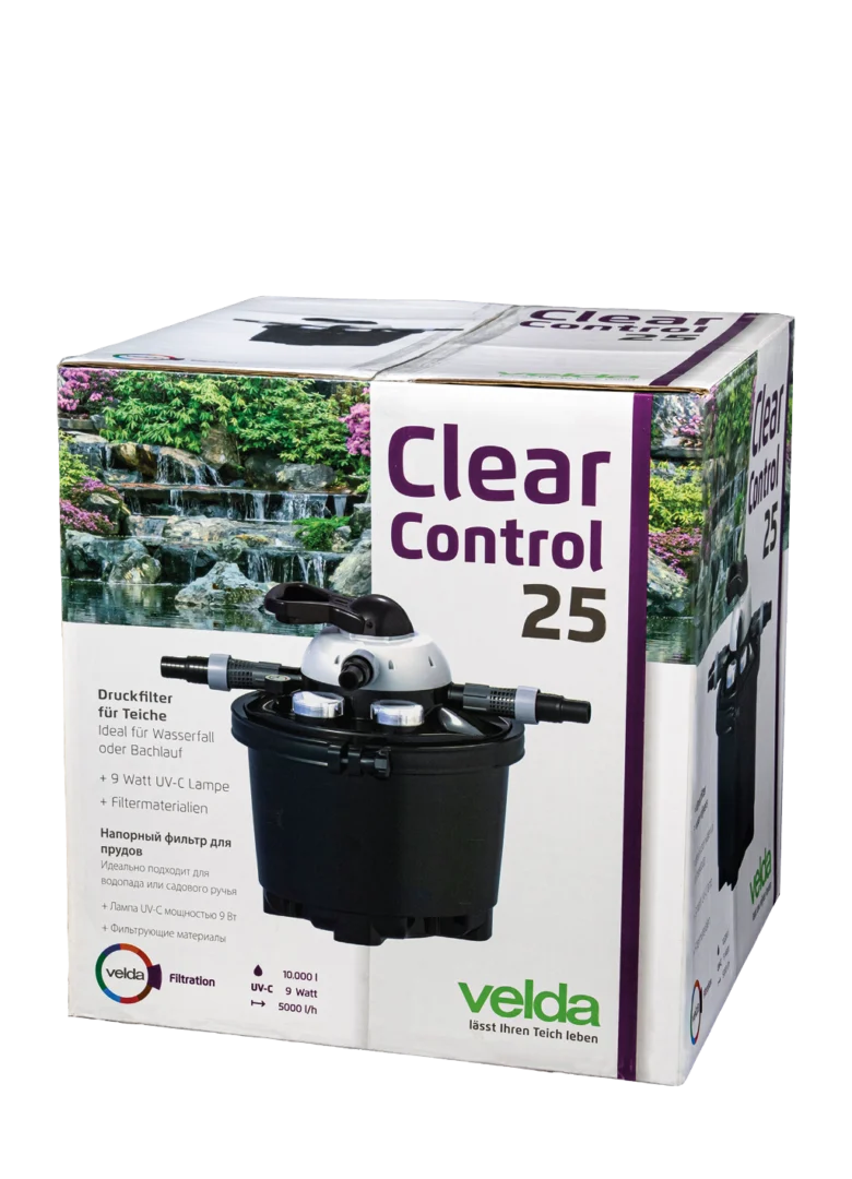Clear Control 25 + UV-C 9W – drukfilter