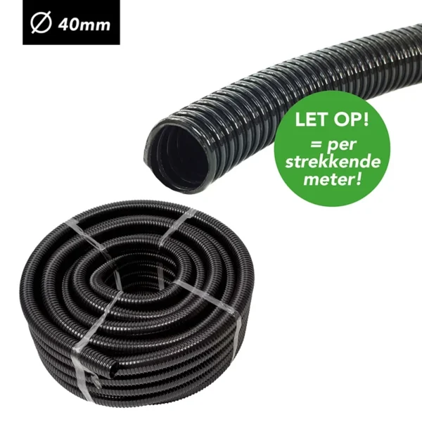 Filter Hose 40 mm - filterpomp slang per meter