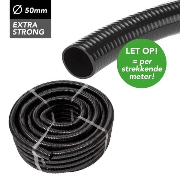 Filter Hose extra strong 50mm - filterpomp slang per meter