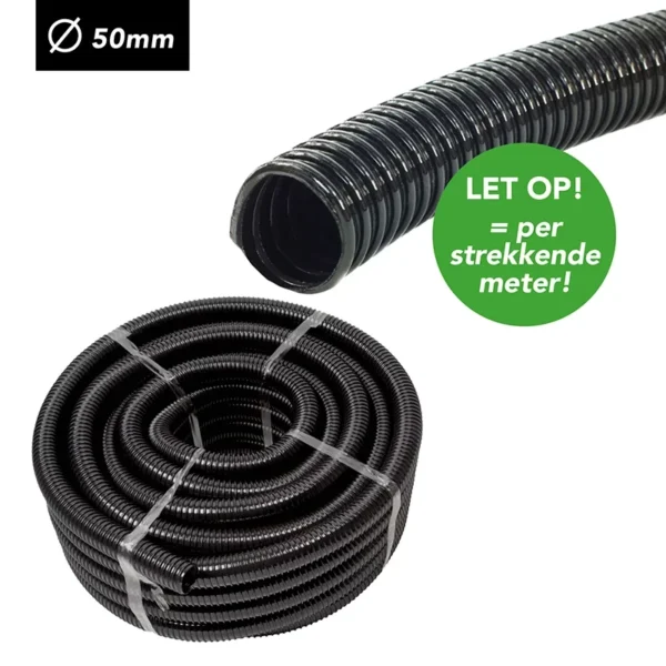 Filter Hose 50 mm - filterpomp slang per meter