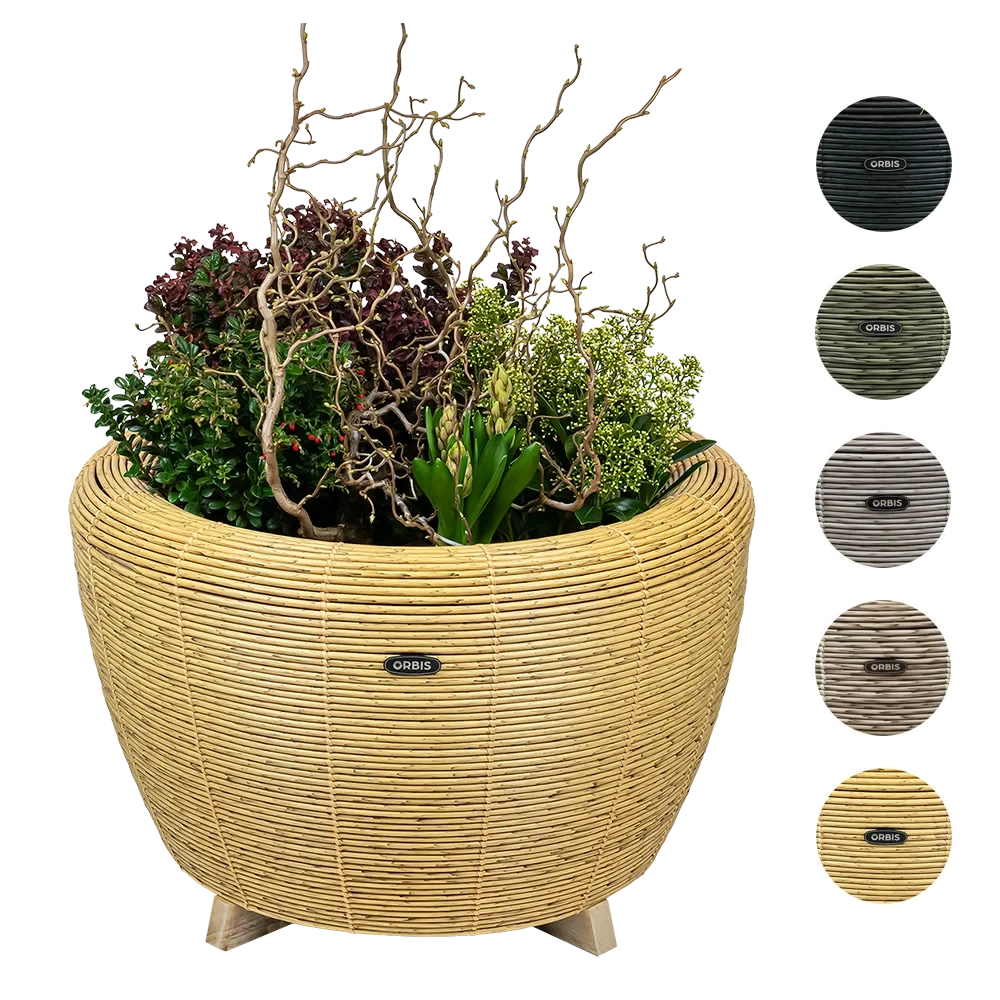 Orbis Planter plantenbak – Ø 67 x 44 cm, in 5 kleuren